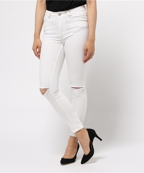 ROOPTOKYO（ループトウキョウ）の「RES DENIM/レスデニム KITTY CROP スキニーデニム クロップド ホワイトデニム（デニムパンツ・レディース・ホワイト・26inch/24inch/25inch/27inch）」の20枚目の写真