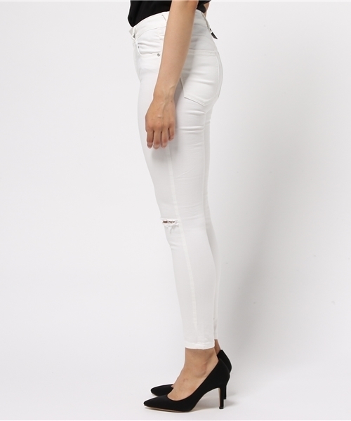 ROOPTOKYO（ループトウキョウ）の「RES DENIM/レスデニム KITTY CROP スキニーデニム クロップド ホワイトデニム（デニムパンツ・レディース・ホワイト・26inch/24inch/25inch/27inch）」の15枚目の写真