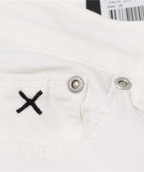 ROOPTOKYO（ループトウキョウ）の「RES DENIM/レスデニム KITTY CROP スキニーデニム クロップド ホワイトデニム（デニムパンツ・レディース・ホワイト・26inch/24inch/25inch/27inch）」の12枚目の写真