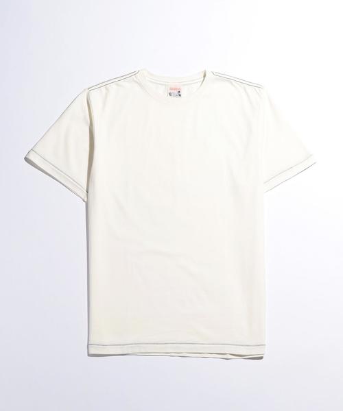 GLAD HAND(グラッドハンド)の「【別注】 <GLAD HAND> STANDARD TEE/Tシャツ □□◆(Tシャツ/カットソー・メンズ・ホワイト/ブラック・MEDIUM/SMALL/LARGE)」の1枚目の写真