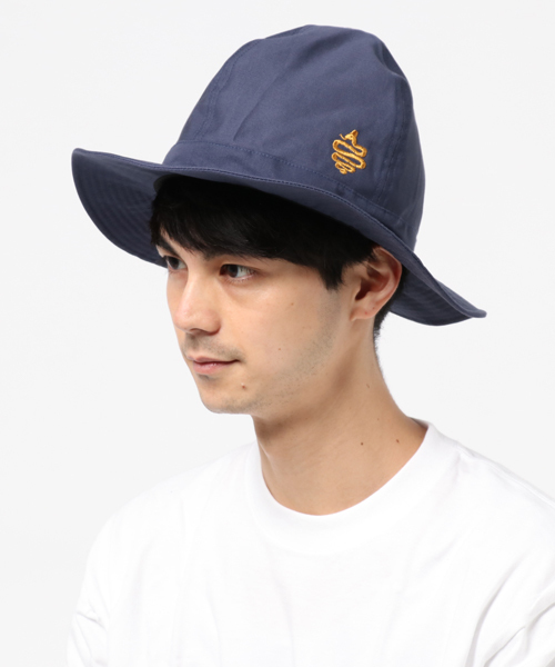 ALDIES（アールディーズ）の「Rapper Hat ワイドブリム 刺繍入りハット（ハット・メンズ・カモフラージュ/ブラック/オリーブ/ネイビー・SMALL/MEDIUM）」の6枚目の写真