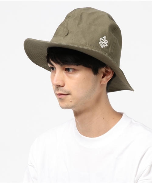 ALDIES（アールディーズ）の「Rapper Hat ワイドブリム 刺繍入りハット（ハット・メンズ・カモフラージュ/ブラック/オリーブ/ネイビー・SMALL/MEDIUM）」の3枚目の写真