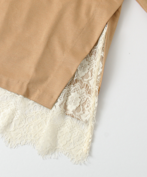 URBAN RESEARCH（アーバンリサーチ）の「UR ポンチボトルネックレイヤードプルオーバー（Tシャツ/カットソー・レディース・ブラウン系その他/ベージュ/グリーン系その他・FREE）」の13枚目の写真