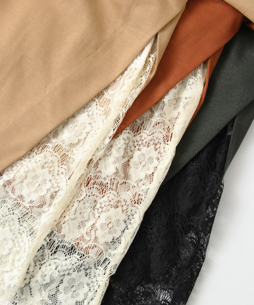 URBAN RESEARCH（アーバンリサーチ）の「UR ポンチボトルネックレイヤードプルオーバー（Tシャツ/カットソー・レディース・ブラウン系その他/ベージュ/グリーン系その他・FREE）」の9枚目の写真