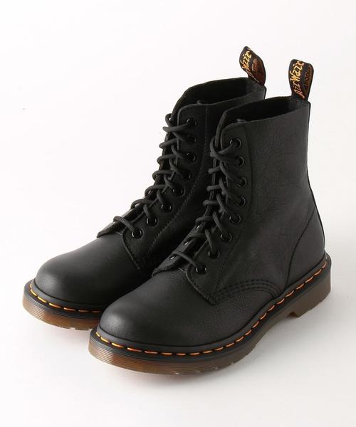 Dr. Martens（ドクターマーチン）の「Dr.martens8-EYE BOOT/Dr.M 8-EYE BOOT（ブーツ・レディース・ブラック/ワインレッド・4/5）」の2枚目の写真