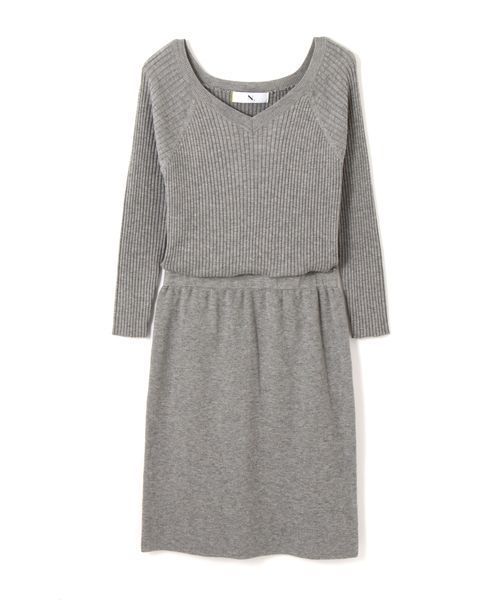 N.（N. Natural Beauty Basic）（エヌエヌナチュラルビューティーベーシック）の「ブラウジングニットワンピース（ワンピース・レディース・グレー/ブルー/ブラック・MEDIUM）」の19枚目の写真