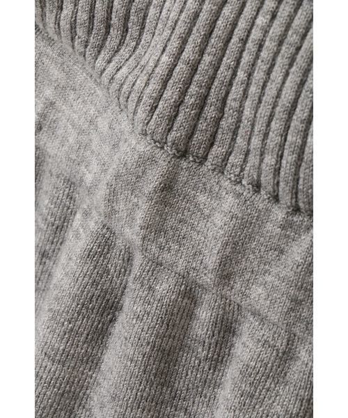 N.（N. Natural Beauty Basic）（エヌエヌナチュラルビューティーベーシック）の「ブラウジングニットワンピース（ワンピース・レディース・グレー/ブルー/ブラック・MEDIUM）」の20枚目の写真