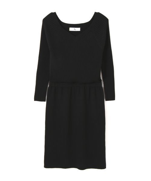 N.（N. Natural Beauty Basic）（エヌエヌナチュラルビューティーベーシック）の「ブラウジングニットワンピース（ワンピース・レディース・グレー/ブルー/ブラック・MEDIUM）」の21枚目の写真