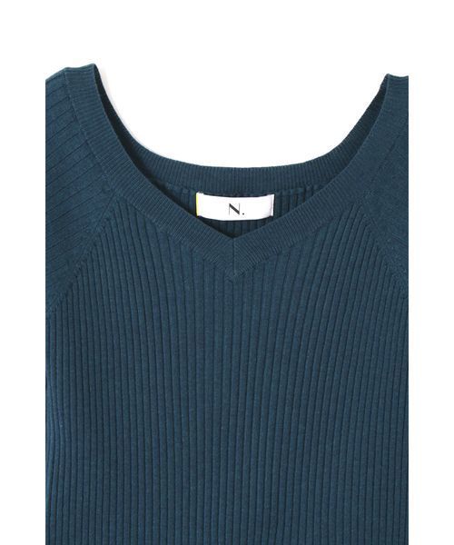 N.（N. Natural Beauty Basic）（エヌエヌナチュラルビューティーベーシック）の「ブラウジングニットワンピース（ワンピース・レディース・グレー/ブルー/ブラック・MEDIUM）」の12枚目の写真