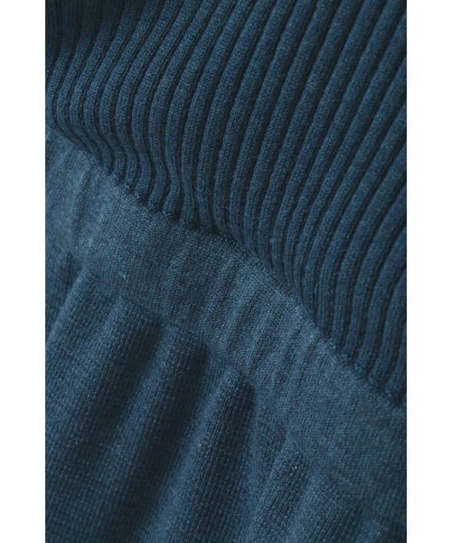 N.（N. Natural Beauty Basic）（エヌエヌナチュラルビューティーベーシック）の「ブラウジングニットワンピース（ワンピース・レディース・グレー/ブルー/ブラック・MEDIUM）」の9枚目の写真