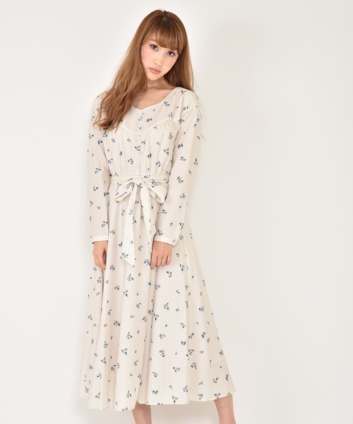 Titty Co ティティーアンドコー の ミニフラワーマキシワンピース ワンピース Wear
