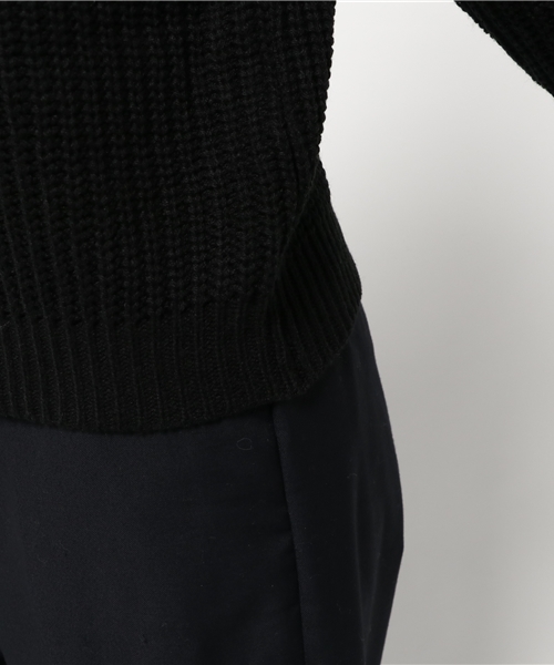 Re:EDIT（リエディ）の「[リエディ]バックレースアップニットトップス/Vネックニットトップス/セーター（ニット/セーター・レディース・ブラック/ブラウン/ピンク/グレー/オフホワイト・MEDIUM）」の12枚目の写真