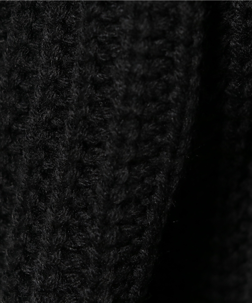 Re:EDIT（リエディ）の「[リエディ]バックレースアップニットトップス/Vネックニットトップス/セーター（ニット/セーター・レディース・ブラック/ブラウン/ピンク/グレー/オフホワイト・MEDIUM）」の13枚目の写真