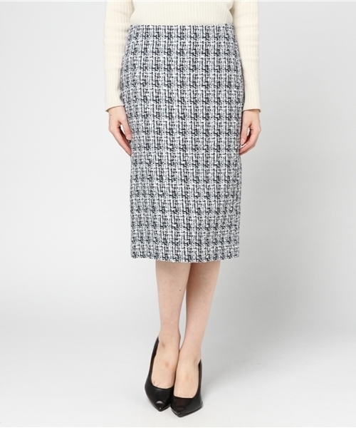 22 OCTOBRE（ヴァンドゥ－オクトーブル）の「ツイードセットアップスカート【セットアップ対応商品】（スカート・レディース・ベージュ/ネイビー・38/40/36/42）」の11枚目の写真