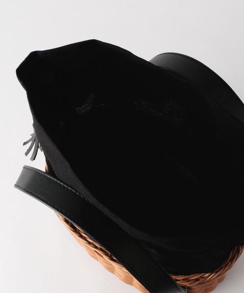 green label relaxing（グリーンレーベルリラクシング）の「CB MIX MID カゴバッグ ◆（かごバッグ・レディース・ブラウン・FREE）」の11枚目の写真