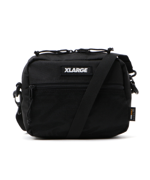 XLARGE（エクストララージ）の「PATCHED SHOULDER BAG（ショルダーバッグ・メンズ・カモフラージュ/ブラック・ONE SIZE）」の2枚目の写真