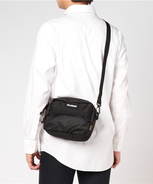 XLARGE（エクストララージ）の「PATCHED SHOULDER BAG（ショルダーバッグ・メンズ・カモフラージュ/ブラック・ONE SIZE）」の7枚目の写真