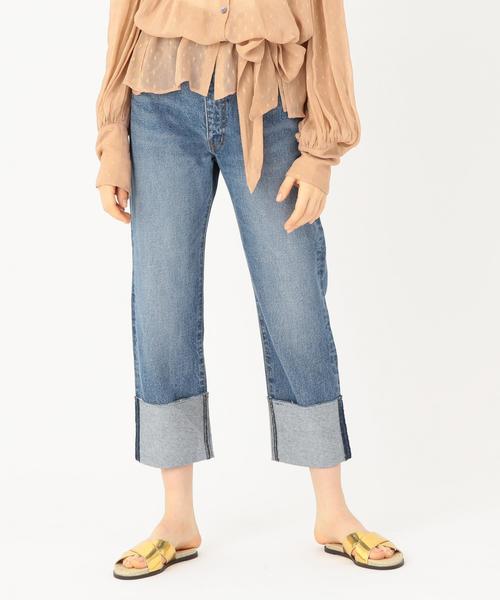 Another Edition(アナザーエディション)の「AECM DNM ROLL-UP PT ◆(デニムパンツ・レディース・コバルトブルー・MEDIUM/SMALL)」の6枚目の写真