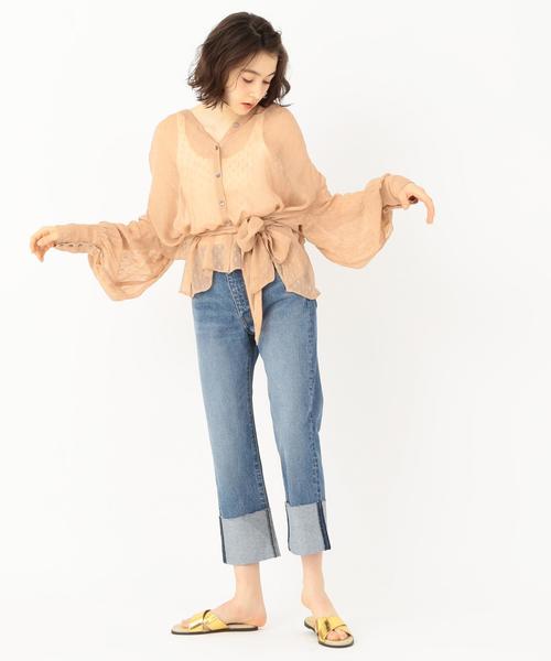 Another Edition(アナザーエディション)の「AECM DNM ROLL-UP PT ◆(デニムパンツ・レディース・コバルトブルー・MEDIUM/SMALL)」の9枚目の写真