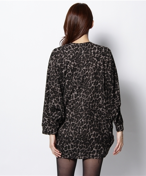 SLY LANG（スライラング）の「レオパード柄ボリュームボレロ（その他アウター・レディース・グレー系その他/ブラウン系その他・FREE）」の4枚目の写真