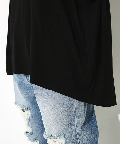 AZUL by moussy（アズールバイマウジー）の「スリーブバックタックBIG プルオーバー（Tシャツ/カットソー・レディース・ベージュ/オレンジ系その他/オフホワイト/ブラック・SMALL/MEDIUM）」の20枚目の写真