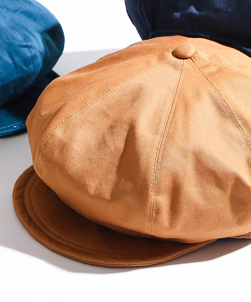 WEGO（ウィゴー）の「WEGO/ビッグアップルキャスケット（キャスケット・メンズ・ブラック/キャメル/ネイビー/ターコイズブルー・FREE）」の4枚目の写真