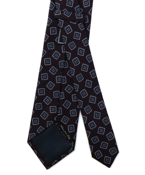 SHIPS(シップス)の「SD: 【インポート生地シリーズ】 シルク プリント スクエアコモン ネクタイ(ネクタイ・メンズ・パープル/チャコールグレー・9)」の3枚目の写真