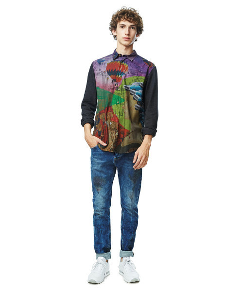 Desigual（デシグアル）の「「Desigual/デシグアル」シャツ（シャツ/ブラウス・メンズ・グリーン系その他・M/L/S/XL/XXL）」の8枚目の写真