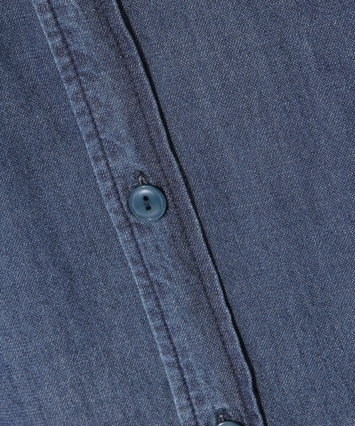 niko and...（ニコアンド）の「シュスデニムCPOガタワンピース【niko and ...】（ワンピース・レディース・ライトブルー/ブルー・MEDIUM/XX-LARGE）」の7枚目の写真