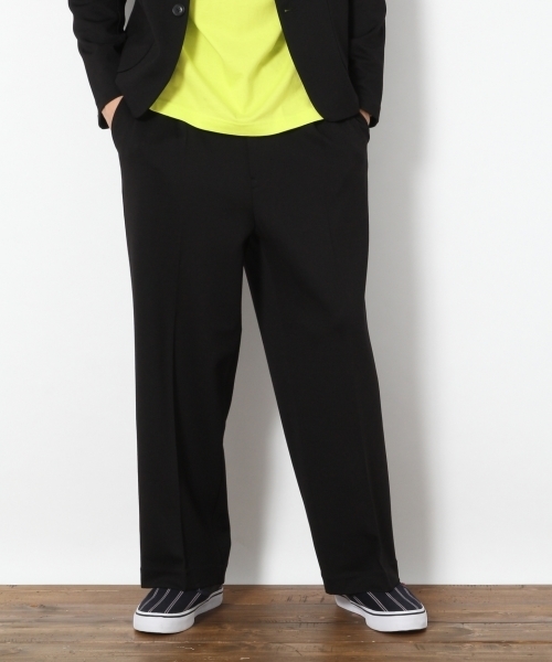 RAGEBLUE(レイジブルー)の「【HY-TEK】ポンチワイドパンツ/768473(その他パンツ・メンズ・ブラック/ネイビー・SMALL/MEDIUM/LARGE)」の2枚目の写真