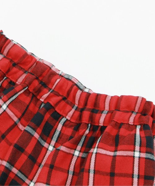 apres les cours（アプレレクール）の「チュニックブルマスーツ（ロンパース・キッズ・グレー/レッド・70/80）」の9枚目の写真