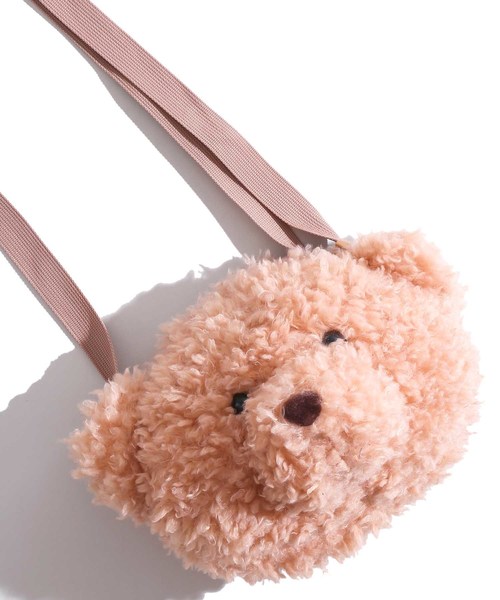 WEGO(ウィゴー)の「WEGO/プードルファークマショルダーバッグ(ショルダーバッグ・レディース・ピンク/ブラウン・FREE)」の1枚目の写真