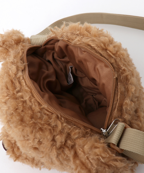 WEGO(ウィゴー)の「WEGO/プードルファークマショルダーバッグ(ショルダーバッグ・レディース・ピンク/ブラウン・FREE)」の5枚目の写真