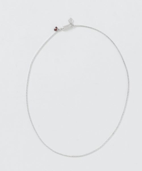 rapiecage（ラピエサージュ）の「細キューブチェーン ショートネックレス（ネックレス・レディース・シルバー/ゴールド・FREE）」の6枚目の写真