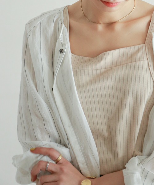 rapiecage（ラピエサージュ）の「細キューブチェーン ショートネックレス（ネックレス・レディース・シルバー/ゴールド・FREE）」の8枚目の写真