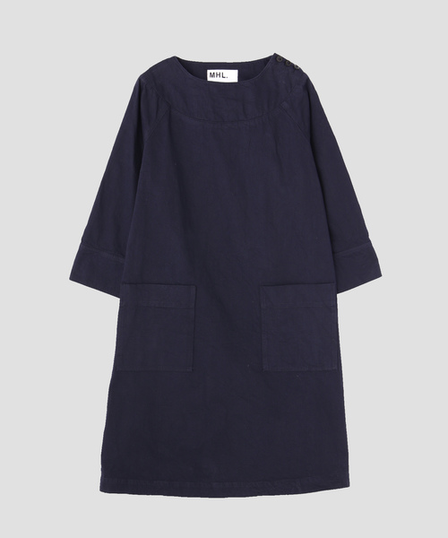 マーガレットハウエル MHL. YARN DYE TWILL DRESS マーガレットハウエル MHL. YARN DYE TWILL DRESS