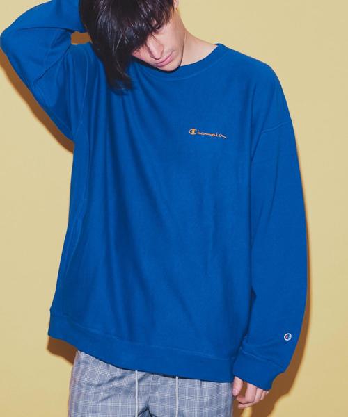 Champion(チャンピオン)の「<Champion × monkey time> REVERSE WEAVE CREWNECK/スウェット ◆(スウェット・メンズ・ブラック/ロイヤルブルー/オレンジ・XX-LARGE/X-LARGE/LARGE/MEDIUM/SMALL)」の3枚目の写真
