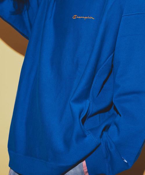 Champion(チャンピオン)の「<Champion × monkey time> REVERSE WEAVE CREWNECK/スウェット ◆(スウェット・メンズ・ブラック/ロイヤルブルー/オレンジ・XX-LARGE/X-LARGE/LARGE/MEDIUM/SMALL)」の9枚目の写真