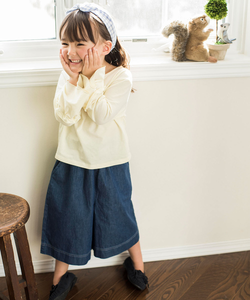 フリル袖長袖カットソー（Tシャツ/カットソー）｜Catherine Cottage