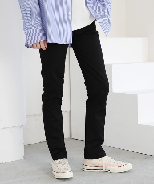 ASTRONOMY（アストロノミー）の「カツラギストレッチテーパードパンツ（チノパンツ・メンズ・ワイン/モカ/ブラック/チャコール/アイボリー/ホワイト/オリーブ/ネイビー/ベージュ/ライトベージュ/ブルーグラス/ストライプ/サックスブルー/ライトグレー・XL/S/L/M）」の21枚目の写真