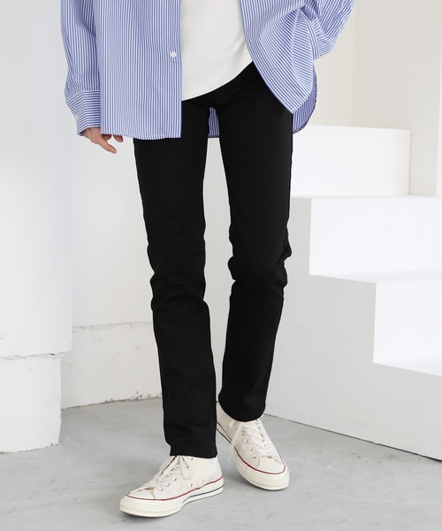 ASTRONOMY（アストロノミー）の「カツラギストレッチテーパードパンツ（チノパンツ・メンズ・ワイン/モカ/ブラック/チャコール/アイボリー/ホワイト/オリーブ/ネイビー/ベージュ/ライトベージュ/ブルーグラス/ストライプ/サックスブルー/ライトグレー・XL/S/L/M）」の22枚目の写真