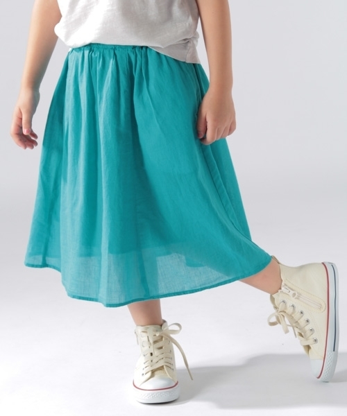 BAYFLOW（ベイフロー）の「BAYFLOW／[KIDS]コットンリネンスカート 18SS（スカート・キッズ・ピンク/イエロー/パープル/セージグリーン/オレンジ/カーキ/ライトイエロー・LARGE/MEDIUM/SMALL/X-LARGE/XX-LARGE）」の14枚目の写真