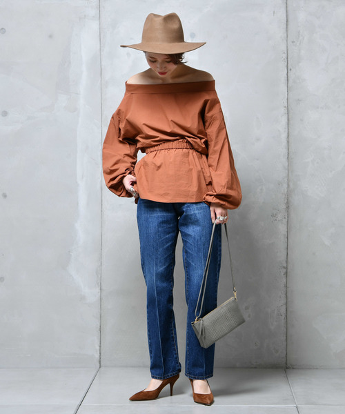 DouDou(ドゥドゥ)の「センタープレスデニム(デニムパンツ・レディース・ブルー/インディゴブルー/ブルー系その他/ブルー系その他2/スカイブルー・36/38)」の13枚目の写真