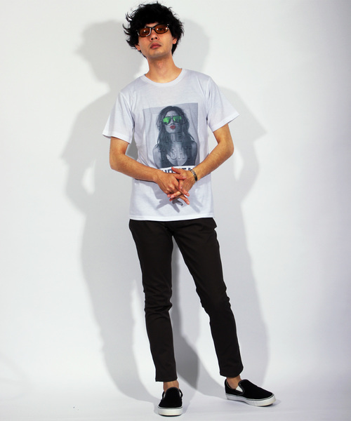 ８(eight)（エイト）の「エンボス プリント 半袖Tシャツ（Tシャツ/カットソー・メンズ・A/B/C・MEDIUM/LARGE）」の4枚目の写真