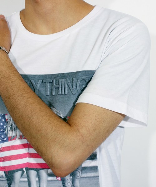 ８(eight)（エイト）の「エンボス プリント 半袖Tシャツ（Tシャツ/カットソー・メンズ・A/B/C・MEDIUM/LARGE）」の13枚目の写真