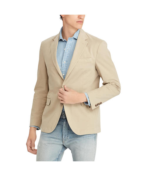 POLO RALPH LAUREN(ポロ ラルフ ローレン)の「Morgan ツイル スーツ ジャケット(テーラードジャケット・メンズ・ライトベージュ・42S/36S/38S/40S)」の4枚目の写真