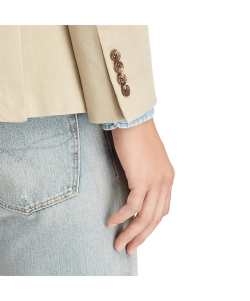 POLO RALPH LAUREN(ポロ ラルフ ローレン)の「Morgan ツイル スーツ ジャケット(テーラードジャケット・メンズ・ライトベージュ・42S/36S/38S/40S)」の7枚目の写真