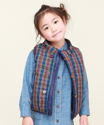 RAGMART | タータンチェックナイロンリバーシブルベスト(ベスト)