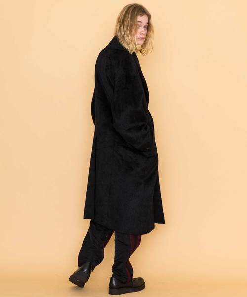 ETHOSENS　エトセンス　ショールカラーコート　　1　ブラック ETHOSENS（エトセンス）の「【ETHOSENS】ショールカラーダブル