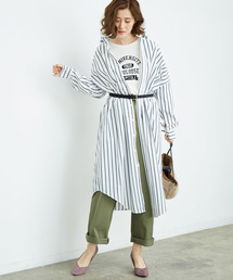 ROPE' PICNIC | 【2WAY】バックオープンシャツワンピース(シャツワンピース)